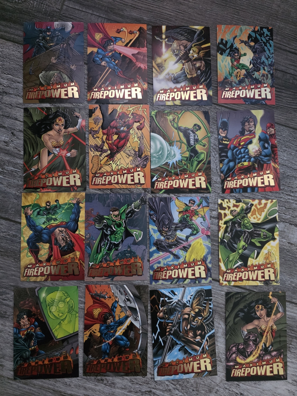 DC Outburst Firepower Vintage 1996 Skybox Lot 90 Cards LP Near Complete *READ